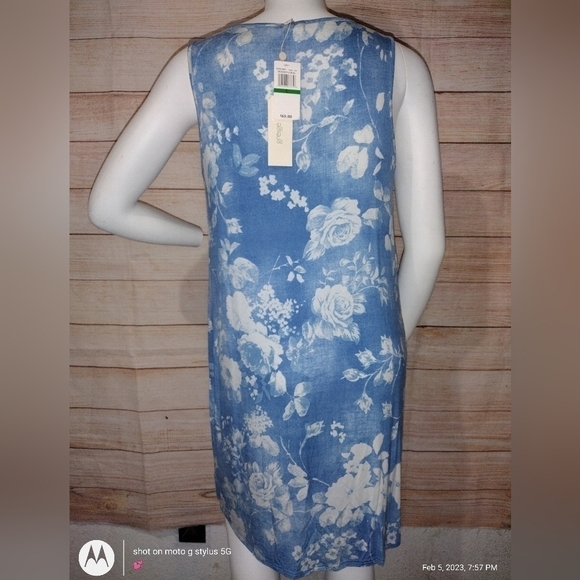 GREIGE Denim‎ Floral Midi Dress - Picture 4 of 7